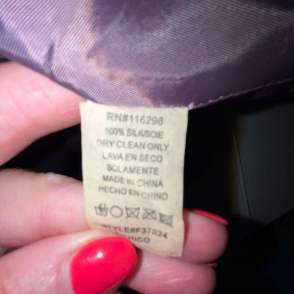 Trinity silk purple sleeveless dress small - Picture 5 of 6